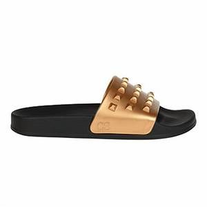 NEW CARMEN SOL women's franco slides in rose gold